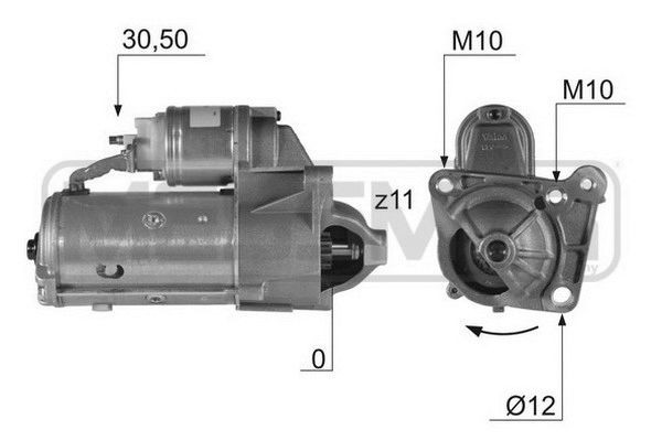 MESSMER Anlasser 220436A Anlasser MESSMER JIMNY 220436A günstig