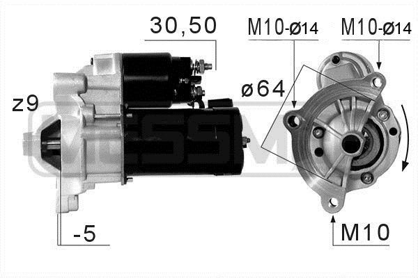 MESSMER Štartér 220660A Štartér MESSMER Y 220660A lacné