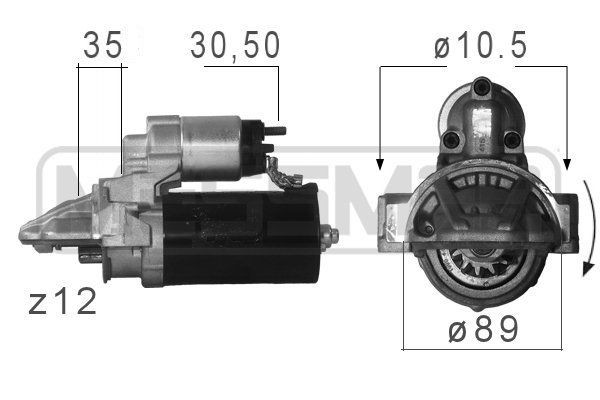 MESSMER Startmotor 220680A Autostarter MESSMER MONDEO 220680A goedkoop