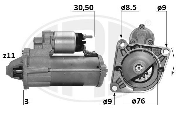 MESSMER Μίζα 220687A Μίζα FIAT MESSMER 220687A