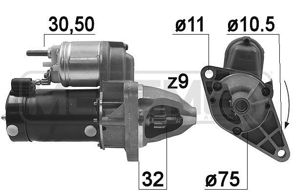 MESSMER Startmotor 220824A Autostarter MESSMER STREAM 220824A goedkoop
