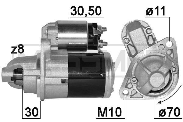 MESSMER Anlasser 220894A 220894A Starter SUZUKI JIMNY MESSMER kaufen