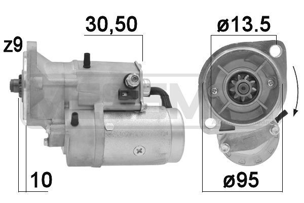 MESSMER Anlasser 220934A 220934A Anlasser ISUZU TROOPER MESSMER kaufen