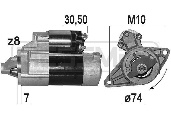 MESSMER Starter 221004A 221004A Starter DAIHATSU TERIOS MESSMER