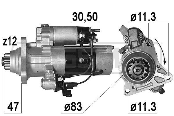 MESSMER Anlasser 221018 221018 Anlasser MESSMER ISUZU TROOPER