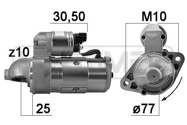 MESSMER Starter 221030 221030 Starter KIA SPORTAGE MESSMER
