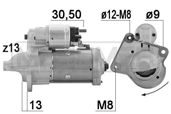 MESSMER Starter 22602 22602 Startmotor MERCEDES-BENZ GLC MESSMER