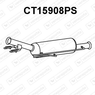 VENEPORTE Filtre à particules CT15908PS Peugeot 406 Filtre DPF VENEPORTE CT15908PS