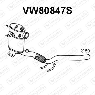 VENEPORTE Filtro antiparticolato (FAP) VW80847S VW80847S costo Filtro antiparticolato (FAP) VENEPORTE SKODA ROOMSTER