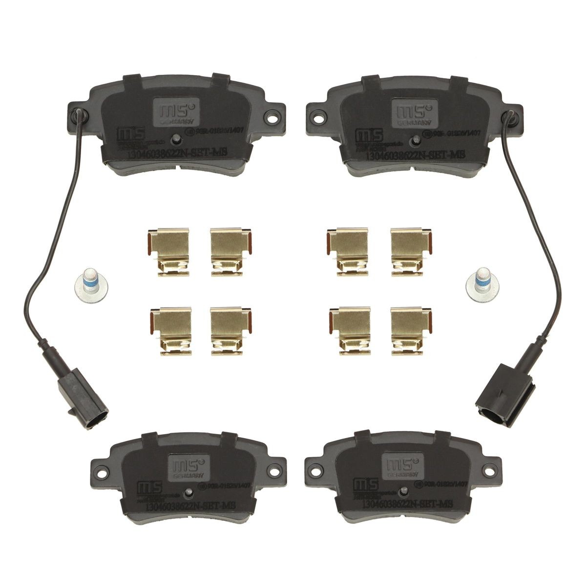 MASTER-SPORT Kit pastiglie freni 13046038622N-SET-MS 13046038622N-SET-MS Pastiglie freno sportive MASTER-SPORT Tesla