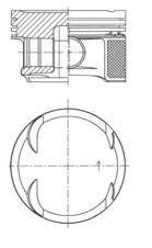 KOLBENSCHMIDT Kolvid 41724600 KOLBENSCHMIDT 41724600 Kolvid