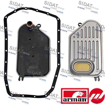 FISPA Kit filtro idraulico, Cambio automatico 57003BAS Costo Filtro cambio automatico FISPA BMW 57003BAS