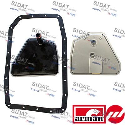 FISPA Kit filtro idraulico, Cambio automatico 57052AS Costo Filtro cambio automatico FISPA BMW 57052AS