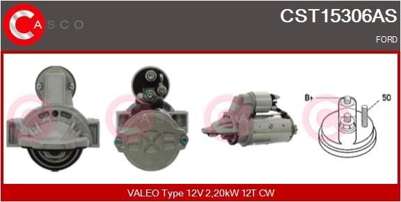 CASCO Startmotor CST15306AS CST15306AS CASCO startmotor FORD CAPRI