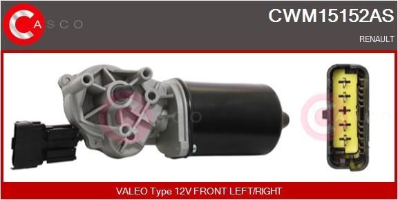 CASCO Scheibenwischermotor CWM15152AS Wischermotor CASCO Renault 4 CWM15152AS