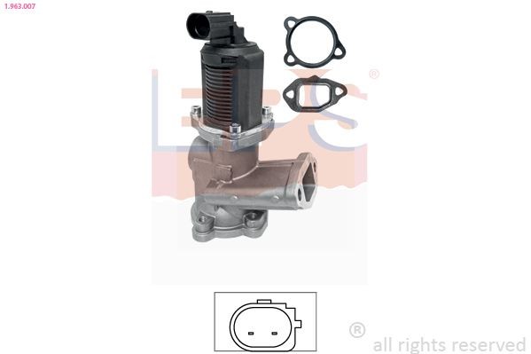 EPS EGR klep 1.963.007 Uitlaatgasregelingsklep NISSAN EPS 1.963.007