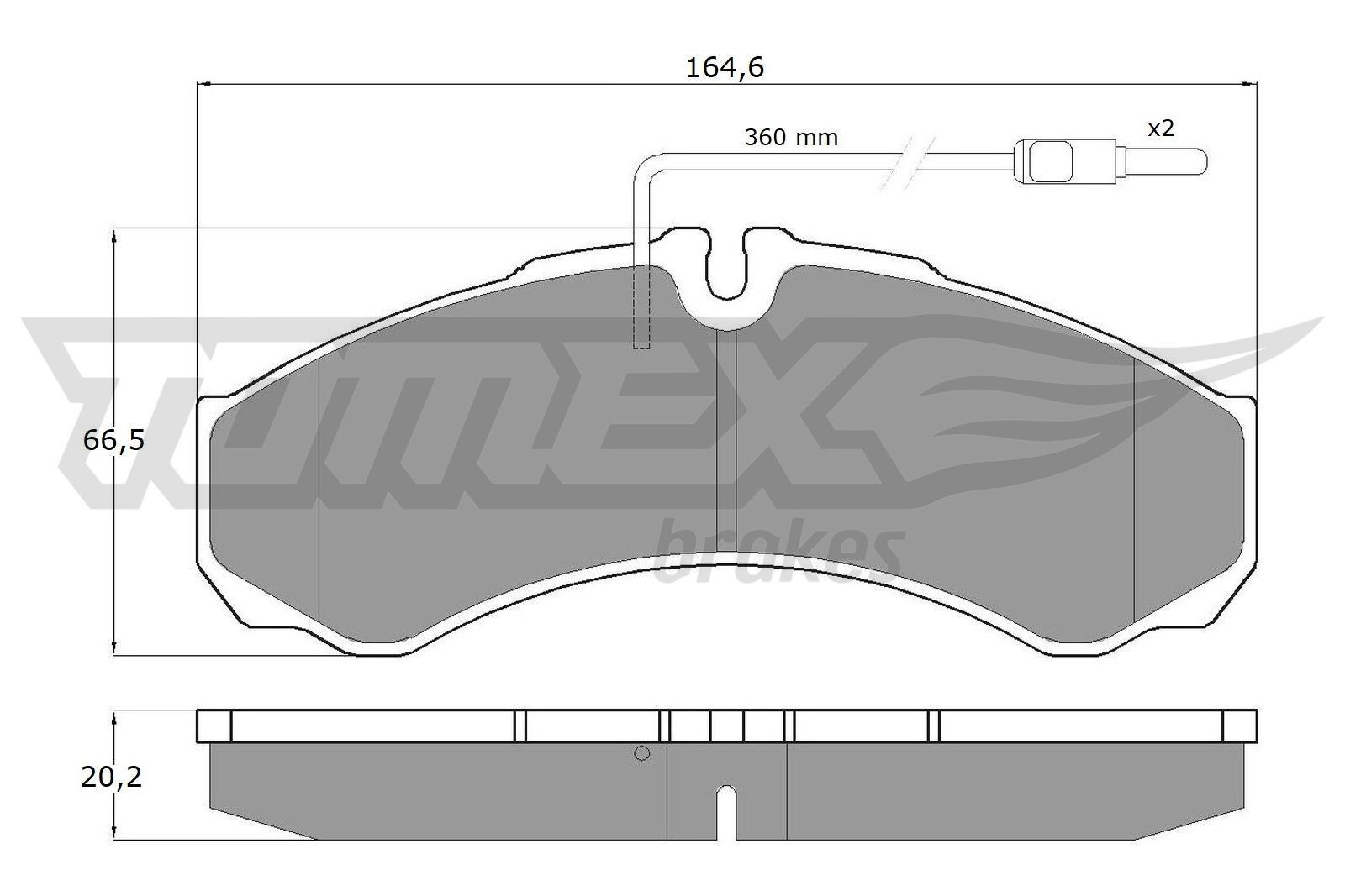 TOMEX brakes Bremseklodser TX 11-111 TOMEX brakes TX 11-111 Bremseklods RENAULT Master Pro Van (FH__) billig