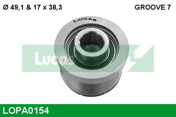 LUCAS Dispositivo ruota libera alternatore LOPA0154 LUCAS LOPA0154 Ricambi alternatore C4 II Sedan prezzo