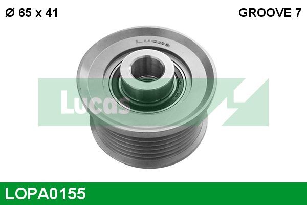 LUCAS Generator friløbskobling LOPA0155 Friløbskobling LUCAS TOYOTA LOPA0155