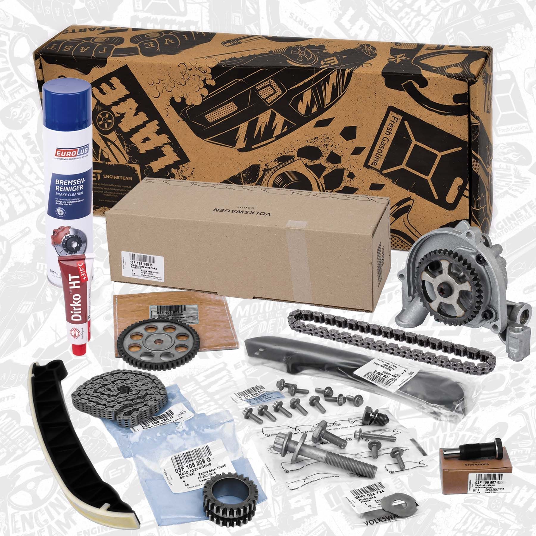 Kit catena distribuzione ET ENGINETEAM RS0088 ET ENGINETEAM RS0088 Catena distribuzione Volkswagen CADDY 2018