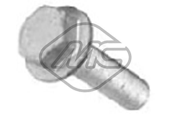 Metalcaucho Riemschijfschroef 02255 02255 Riemschijfschroef Volkswagen TOURAN Metalcaucho