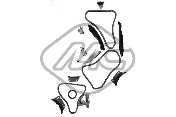 Metalcaucho Kit catena distribuzione 58363 58363 Kit catena distribuzione AUDI A2 Metalcaucho costo