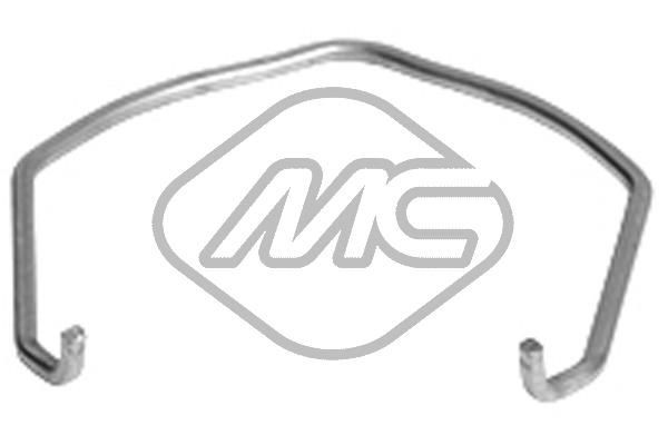 Metalcaucho Sikringsclip 98721 Støtfanger holder Metalcaucho Volkswagen TOURAN 98721