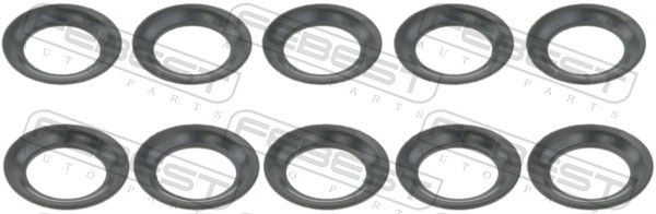 Tætningsring, indsprøjtningsventil FEBEST RINGFL-021-PCS10 FEBEST RINGFL-021-PCS10: Tætningsring dyseholder Mitsubishi PAJERO 2000