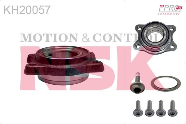 NSK Kit de rolamento de roda KH20057 Cubo da roda NSK Audi A7 KH20057