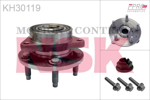 NSK Kit de roulement de roue KH30119 Chevrolet KALOS Jeu de roulements de roue NSK KH30119