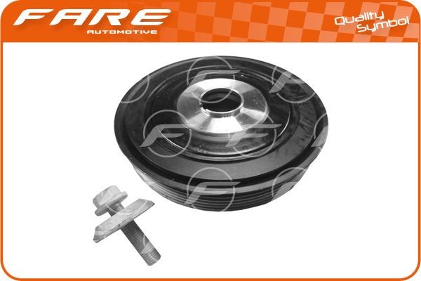 FARE SA Riemschijvenset, krukas 4278C prijs Krukaspoelie Citroën U6U 4278C FARE SA