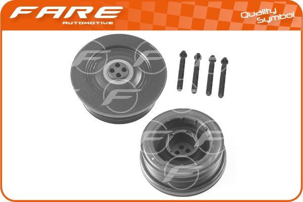 FARE SA Riemschijvenset, krukas 4296C Alfa Romeo 166 Krukaspoelie FARE SA 4296C