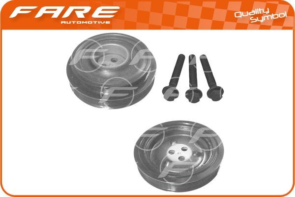 FARE SA Kit poulie damper 5017C 5017C Kit de poulies vilebrequin PEUGEOT 208 FARE SA