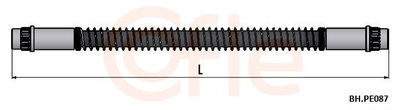 COFLE Bremseslange BH.DW005 COFLE BH.DW005 Bremseslange Nubira J150 pris