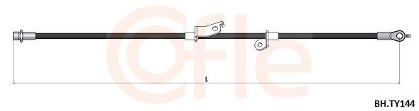 COFLE Bromsslang BH.SB001 SUBARU bromsslangar COFLE BH.SB001