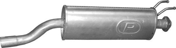 POLMO Mittenljuddämpare 09.17 09.17 POLMO resonator avgassystem HONDA CR-Z
