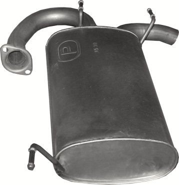 POLMO Silencieux arrière 15.30 Pot d'échappement complet POLMO QASHQAI 15.30 pas cher