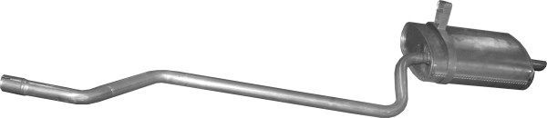 POLMO Takaäänenvaimentaja 26.36 Toyota Corolla e11 Liftback takaäänenvaimennin POLMO 26.36