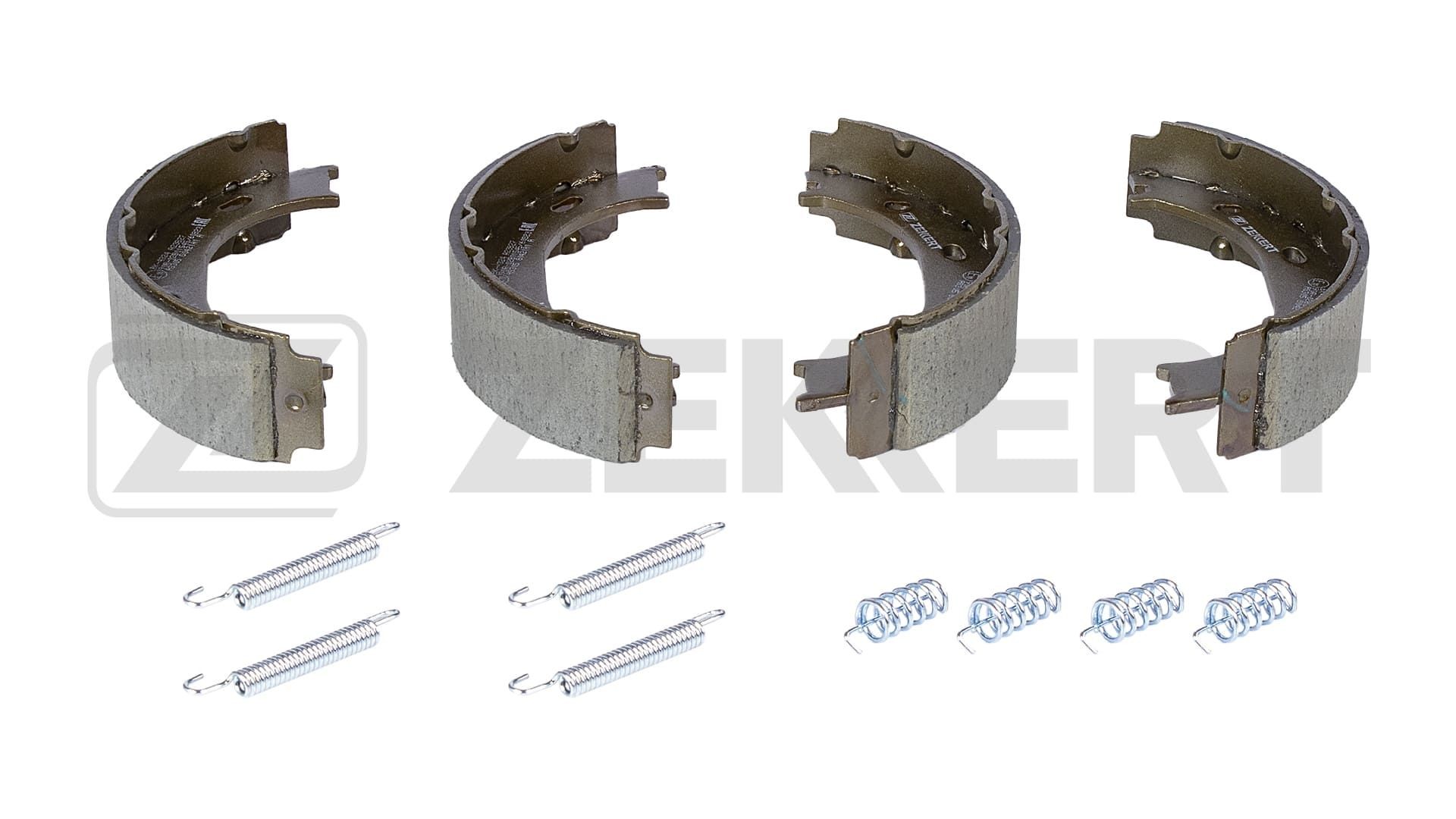 ZEKKERT Piduriklotside komplekt BK-4324 Trummelpiduriklotsid MERCEDES-BENZ ZEKKERT BK-4324