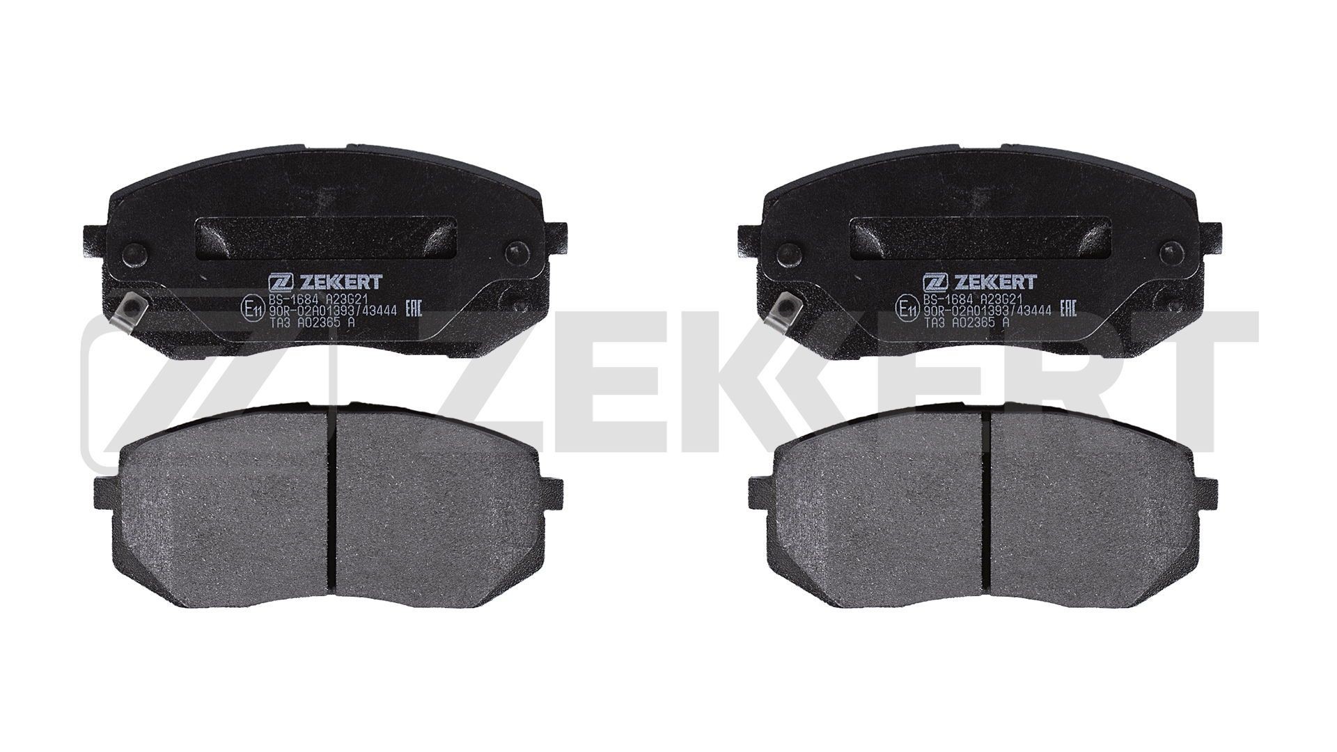 ZEKKERT Bremseklosser BS-1684 Bremsekloss ZEKKERT Land Rover DISCOVERY BS-1684