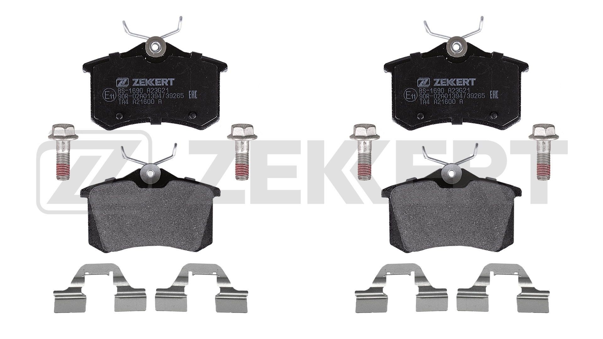 ZEKKERT Plaquettes de frein BS-1690 Plaquette ZEKKERT SEAT BS-1690