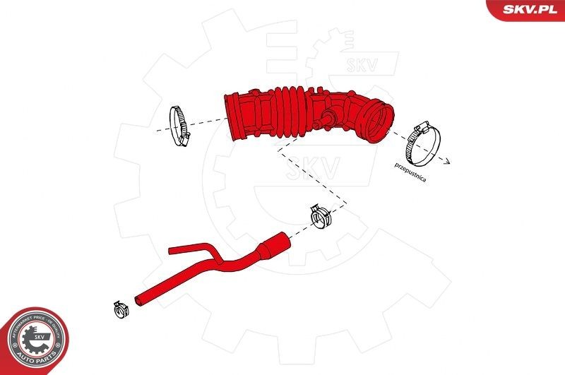 ESEN SKV Ansaugschlauch, Luftfilter 24SKV499 24SKV499 Luftfilterschlauch CHEVROLET CORVETTE ESEN SKV kaufen
