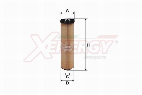 AP XENERGY Vzduchový filter X1592182 X1592182 Vzduchový filter MERCEDES-BENZ Trieda A AP XENERGY