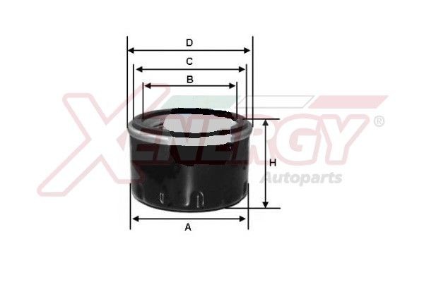 AP XENERGY Oliefilter X1596435 Oliefilter AP XENERGY Nissan 200 SX X1596435
