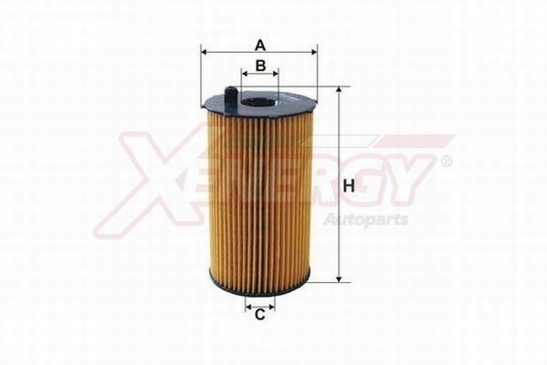 AP XENERGY Oliefilter X1596672 Oliefilter PEUGEOT AP XENERGY X1596672
