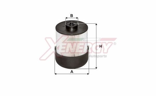AP XENERGY Brændstof-filter X1598157 Brændstoffilter AP XENERGY Nissan PRIMASTAR X1598157