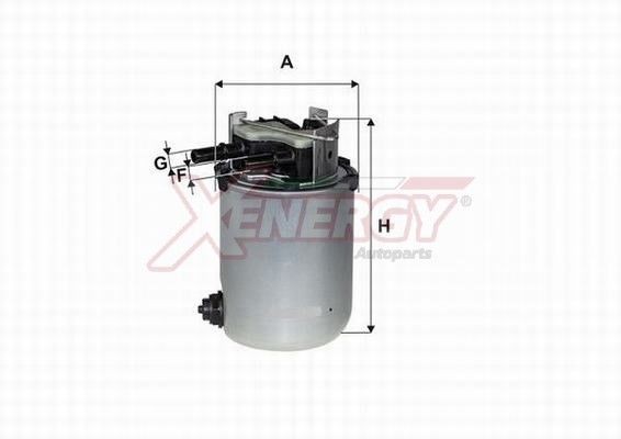 AP XENERGY Degvielas filtrs X1598579 Degvielas filtrs AP XENERGY Nissan PICK UP X1598579