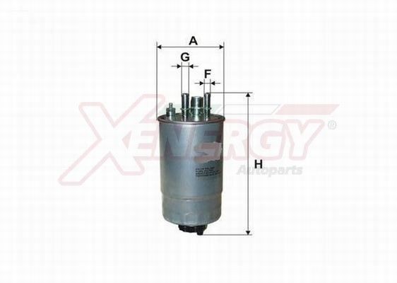 AP XENERGY Fuel filter X1599901 OPEL OMEGA AP XENERGY fuel filter X1599901
