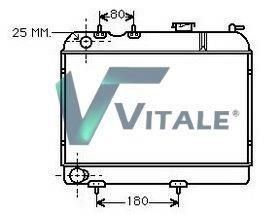 VITALE Radiators, Motora dzesēšanas sistēma RE810839 Ūdens radiatori SEAT VITALE RE810839