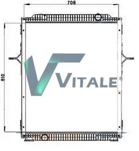 VITALE Ψυγείο, ψύξη κινητήρα RVI675473 RVI675473 Ψυγειο νερου VOLVO V60 VITALE